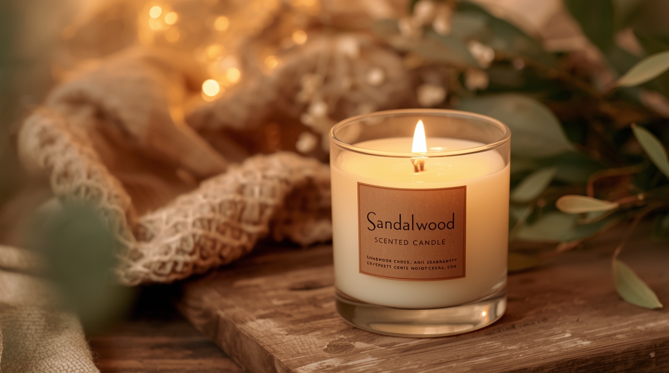 Khipaaz Sandalwood Scented Candle