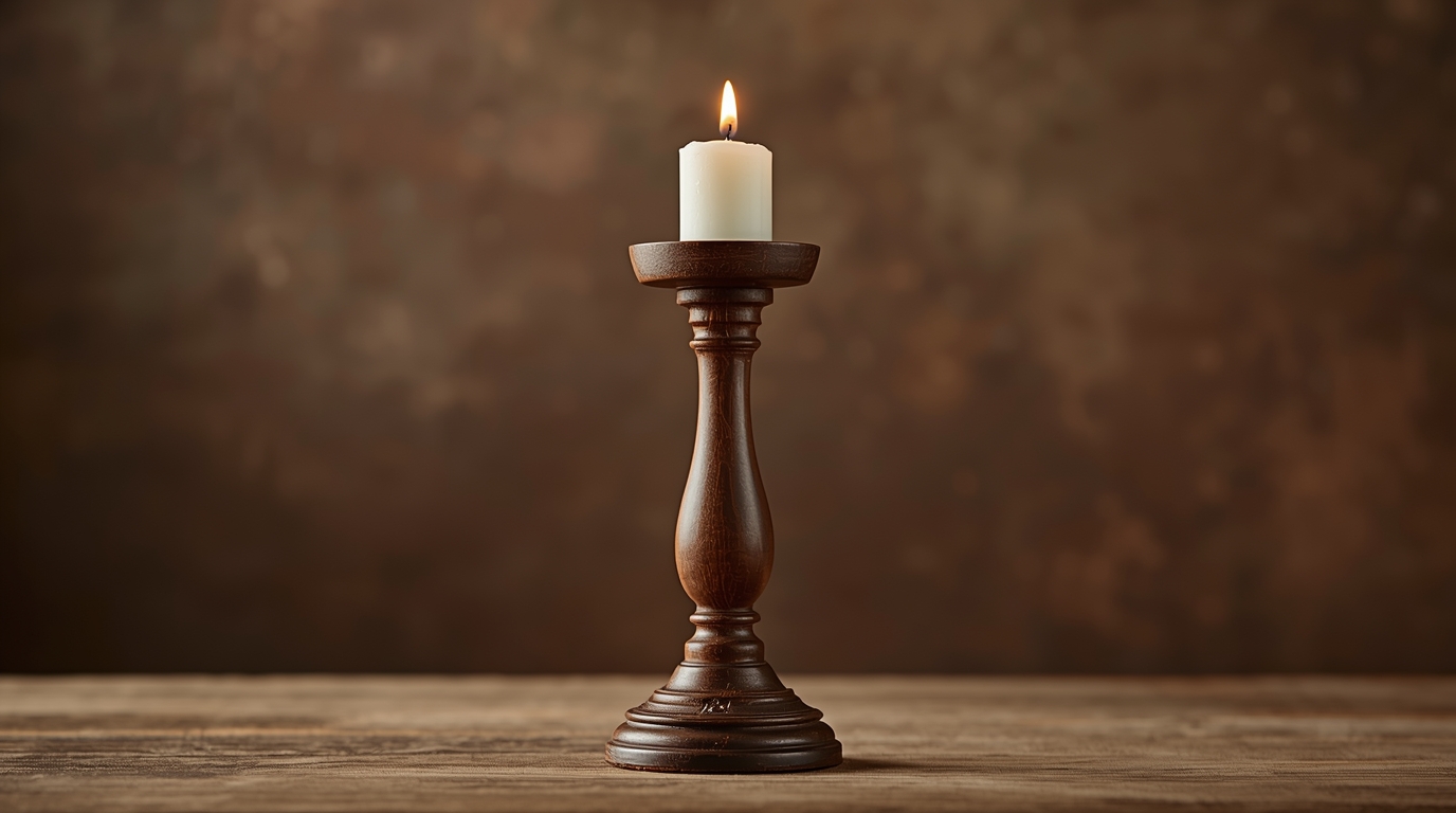 Khipaaz Wooden Candle Holder